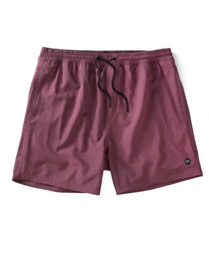 Outerknown Mens Boardshorts Nomadic Volley Simple Comfort Mid - rise