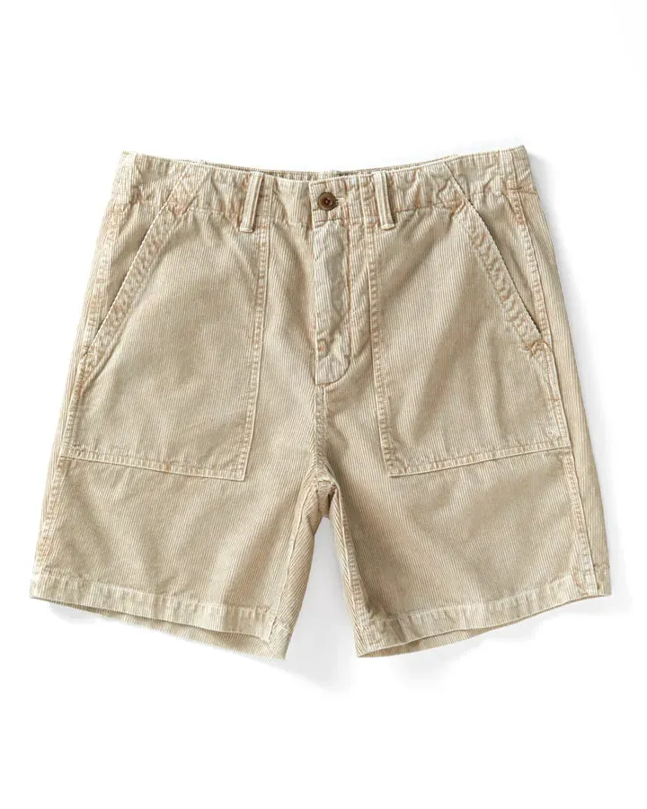 Outerknown Mens Shorts Seventyseven Cord Utility UPFProtection Lightweight Fabric
