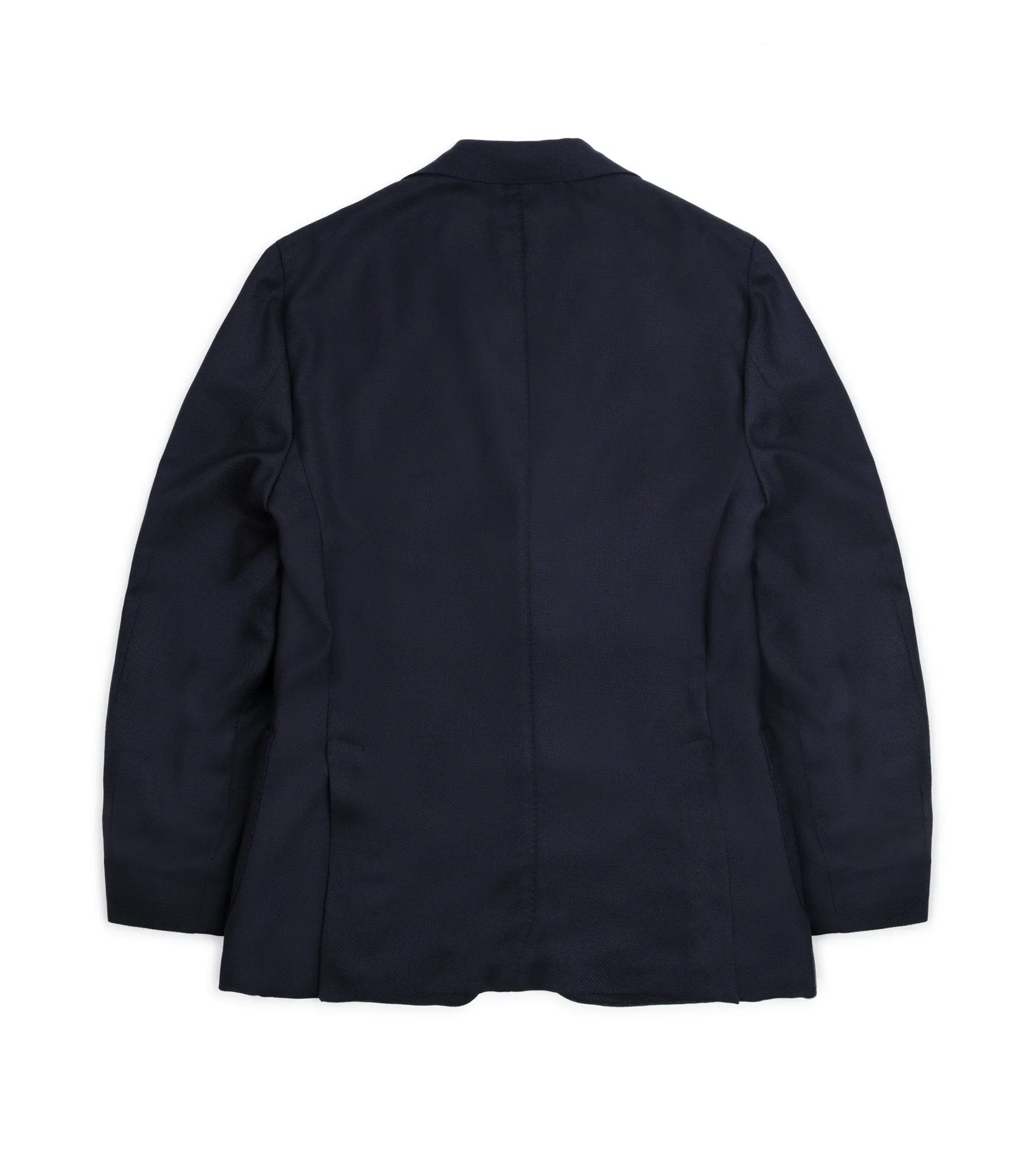 Wrinkle resistant fabric Secure Closure Systems Boglioli for Trunk Wool Hopsack K Jacket: Navy