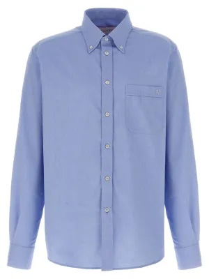 Reinforced Hems Sleek Silhouette Oxford Cotton Shirt