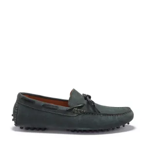 Laced Driving Loafers, racing green suede Form Neat Any Weather