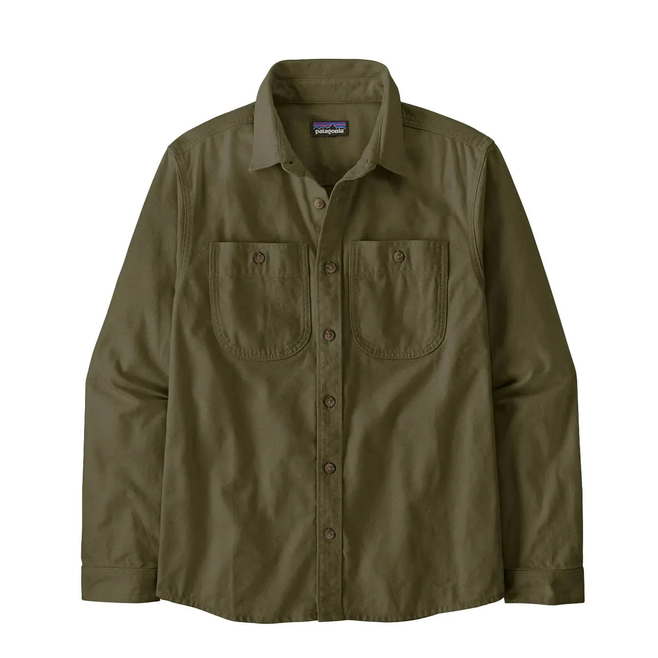 Fall Fashion Multipocket Style Patagonia Point Reyes Canvas Shirt Basin Green