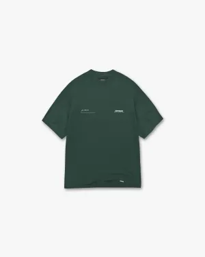 Patron Of The Club T-Shirt - Forest Green Chic Fit Low Impact Dye