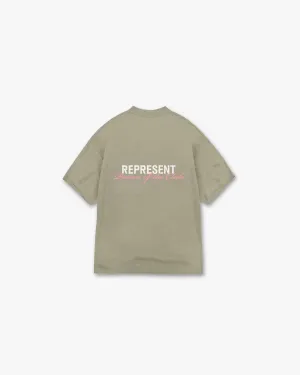 Patron Of The Club T-Shirt - Khaki Pink perfect for all-day wear