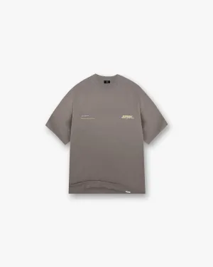 Patron Of The Club T-Shirt - Washed Olive LayeringFriendly Drop Shoulder Cut