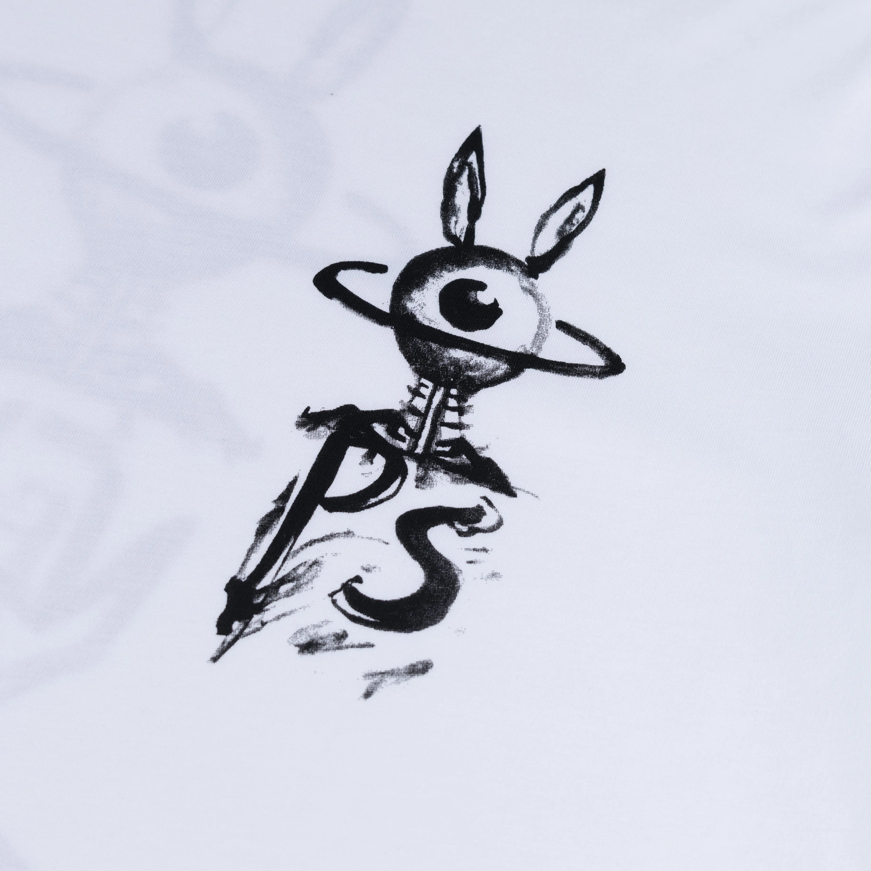 Office Casual Paul Smith Eye Back Graphic T-Shirt White