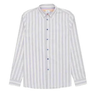 networking event Vintage Style Paul Smith L/S Regular Fit Shirt Light Blue and White Stripes