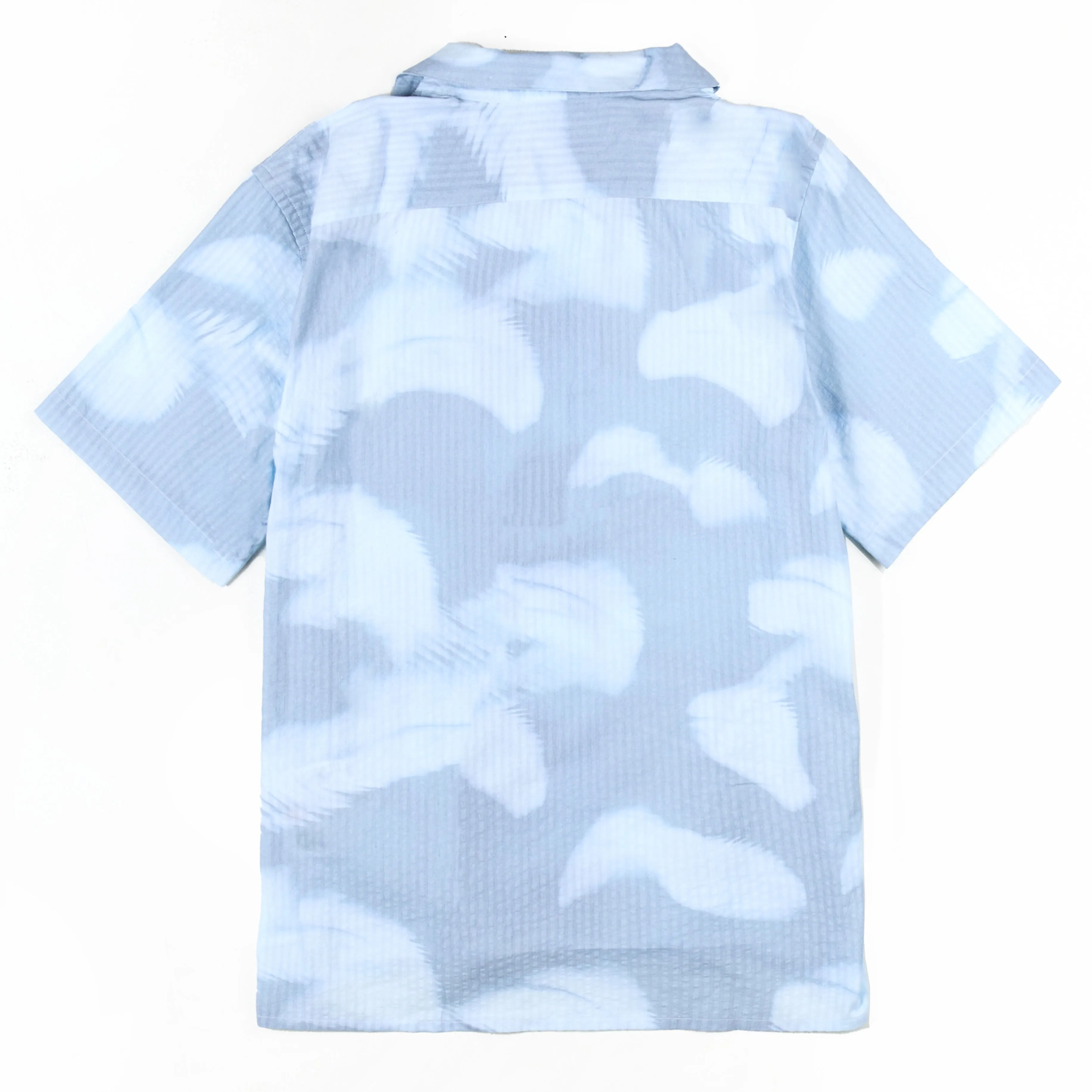 Paul Smith Palm Shadow Short-Sleeve Shirt Light Blue Gender Neutral Functional Wear