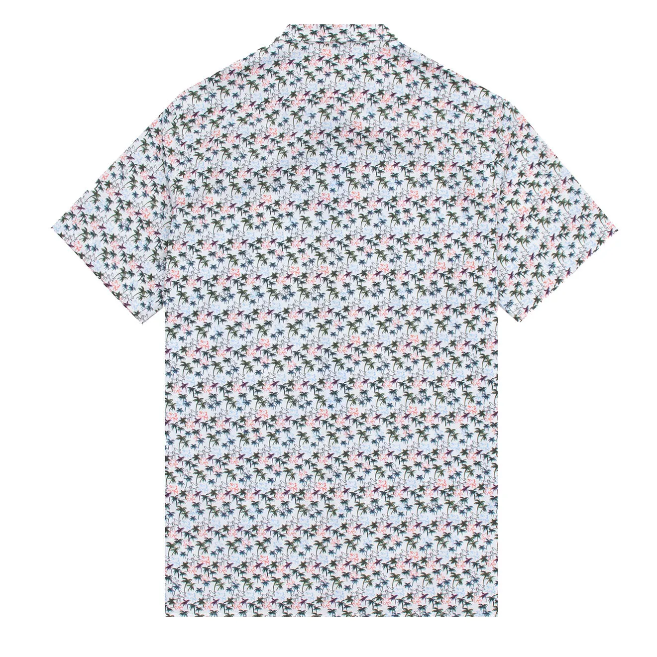 Paul Smith S/S Casual Fit Shirt Palm Detail White checkered pattern Oversized style