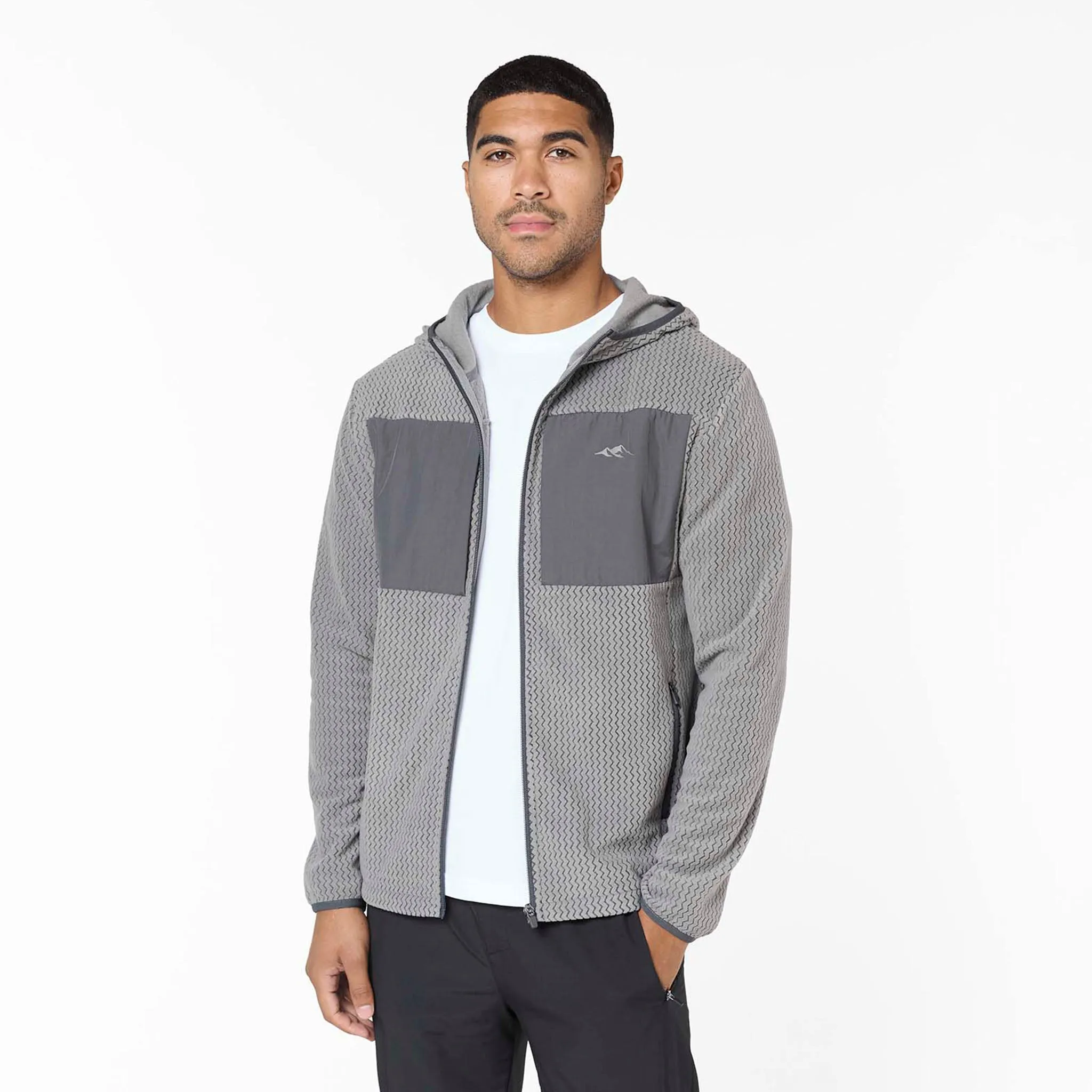 Airtight Fasteners Peaks Polar Fleece Jacket | Mid Grey