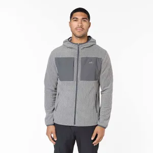 Peaks Polar Fleece Jacket | Mid Grey Modern Minimal