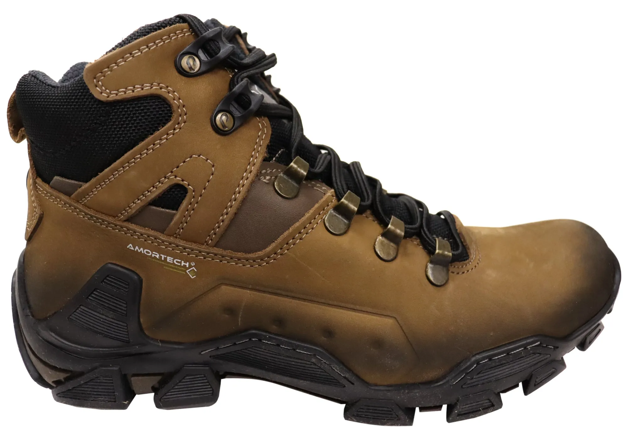 Pegada Harness Mens Comfortable Leather Boots Made In Brazil french chic