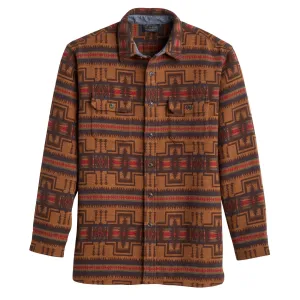 Summer Outfit Pendleton Driftwood LS Shirt Harding Gold / Navy