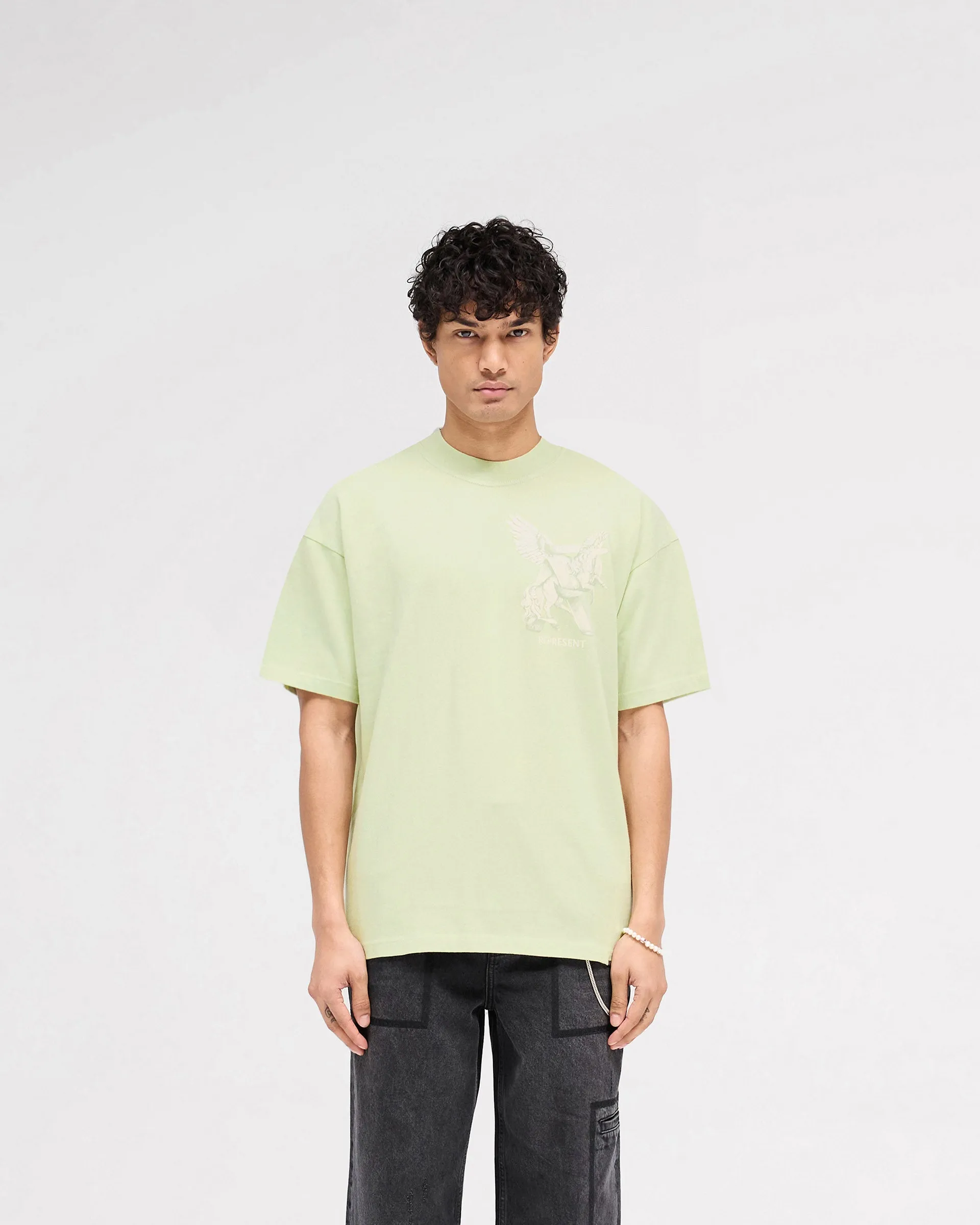 Elegance In Motion T-Shirt - Matcha Pre Shrunk Cotton