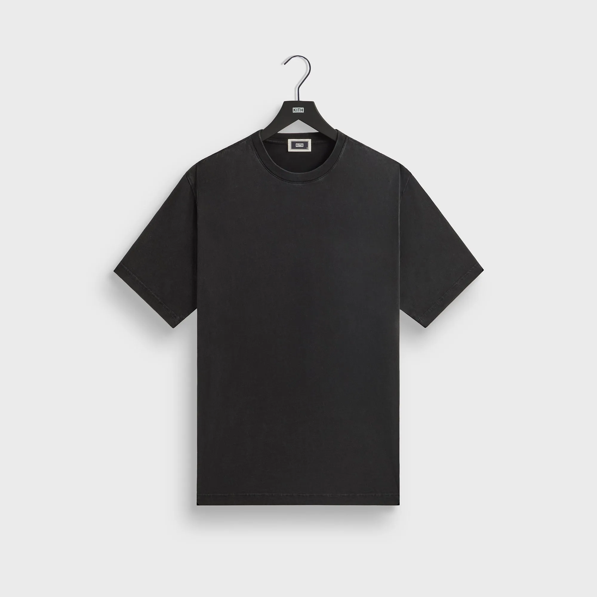 Kith Vintage Tee - Black Round neck simplicity