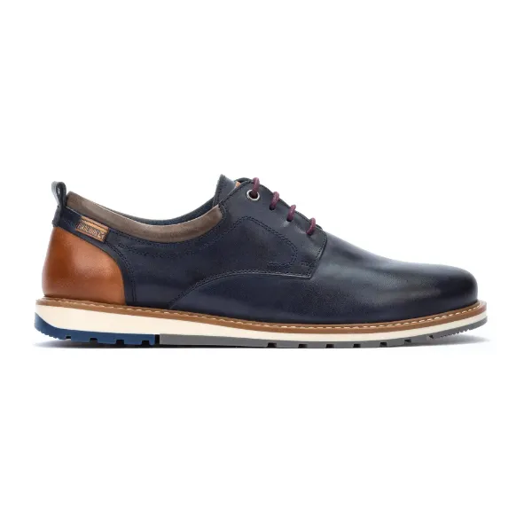Non Irritating Edge Binding Pikolinos Mens Berna Shoe Blue