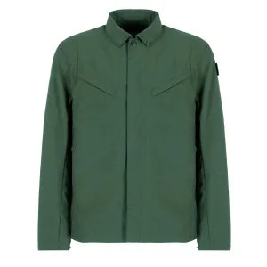 ST95 Sforza Overshirt Dark Green Runway Inspired Chic Layer