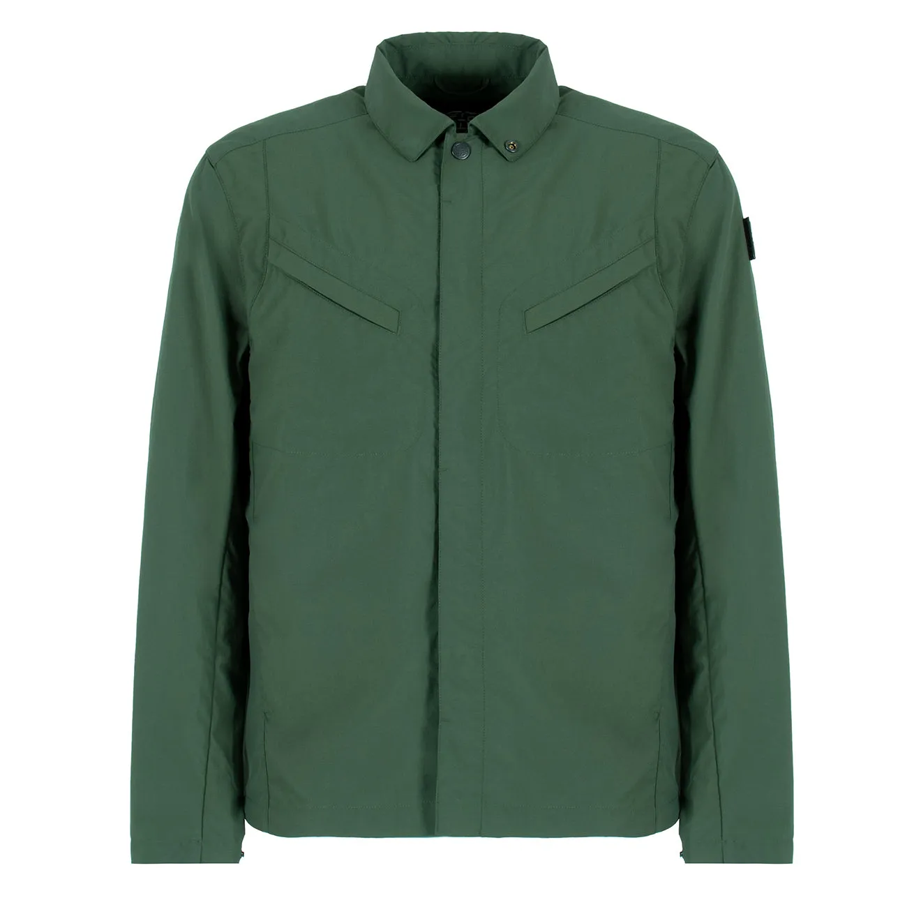 ST95 Sforza Overshirt Dark Green Runway Inspired Chic Layer