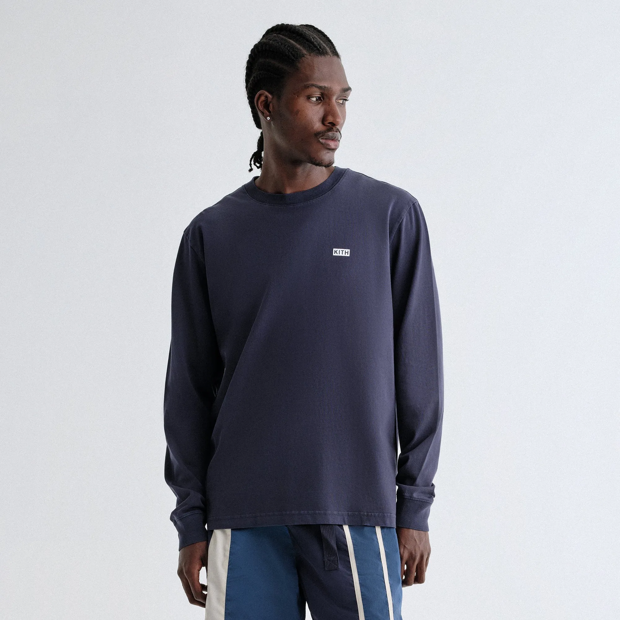 Breathable Essentials Kith Long Sleeve LAX Tee - Nocturnal