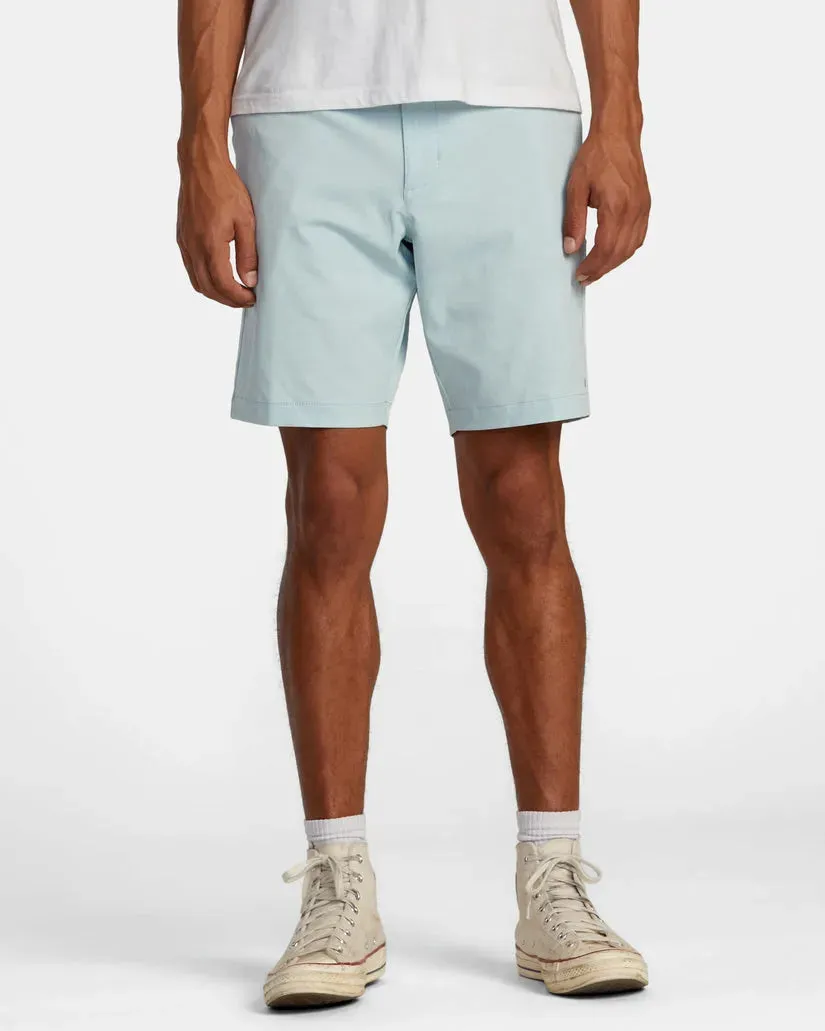 RVCA Mens Shorts Back In Hybrid 19" Active Wear Shorts