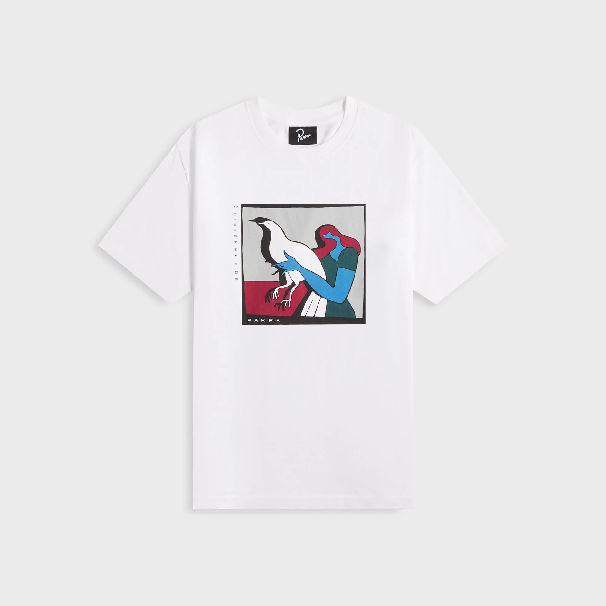 Yarn Dyed Fabric by Parra Look At It Tee - White