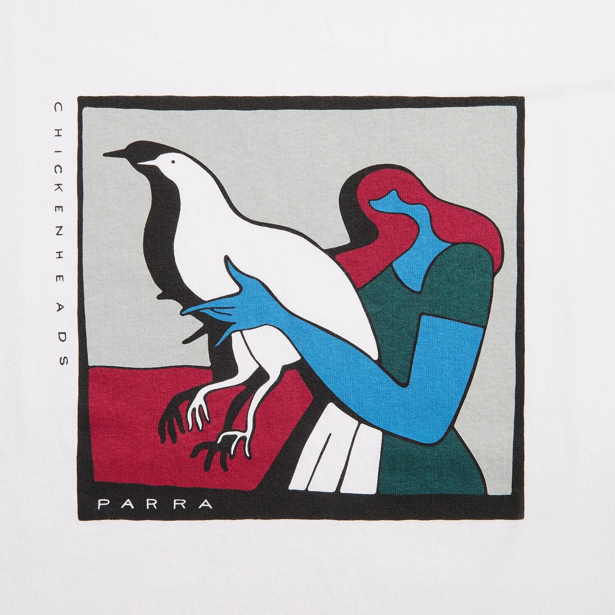 Soft Layers Everyday Casual by Parra Look At It Tee - White