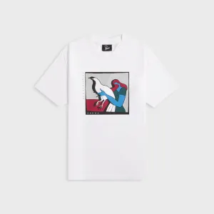 Yarn Dyed Fabric by Parra Look At It Tee - White
