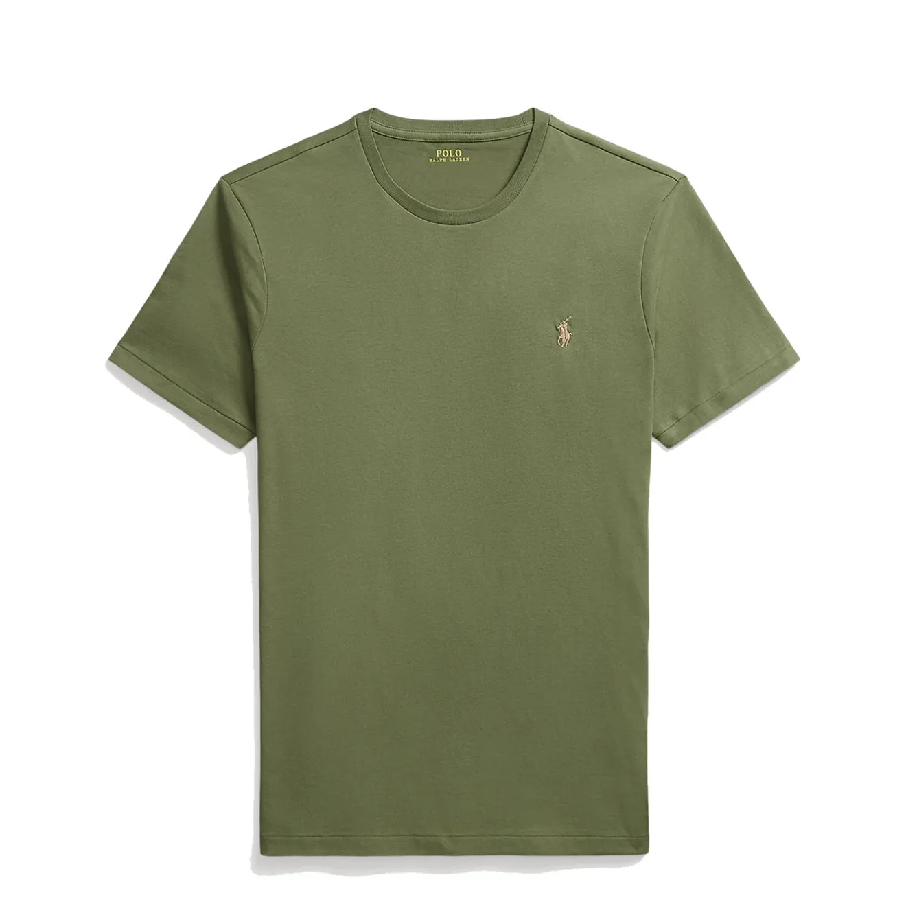 Snag Resistant Surface Relaxed Wear Polo Ralph Lauren Custom Slim Crewneck T-Shirt Garden Trail