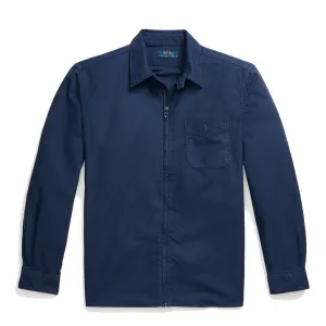 Boho chic Polo Ralph Lauren Garment-Dyed Oxford Overshirt Spring Navy