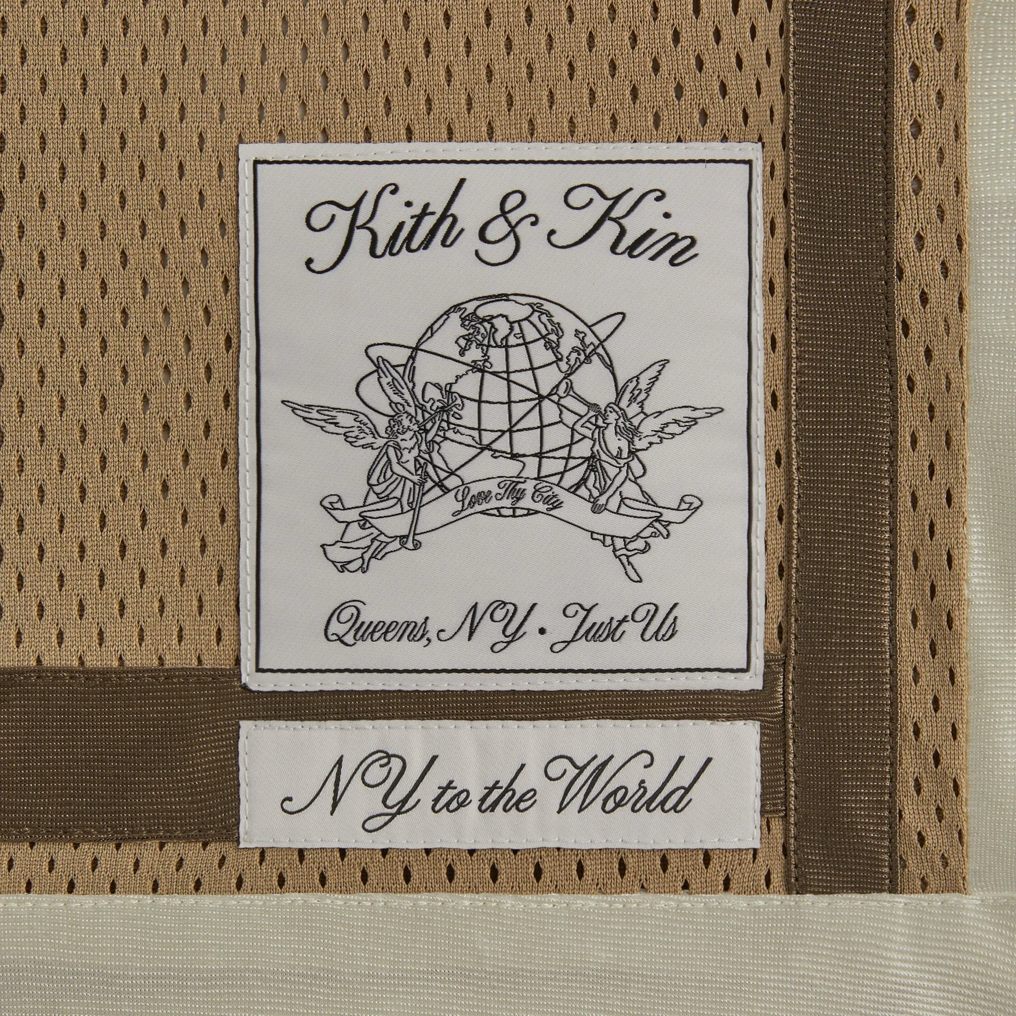 Subtle Embroidery Kith Mesh Leon Jersey - Sink