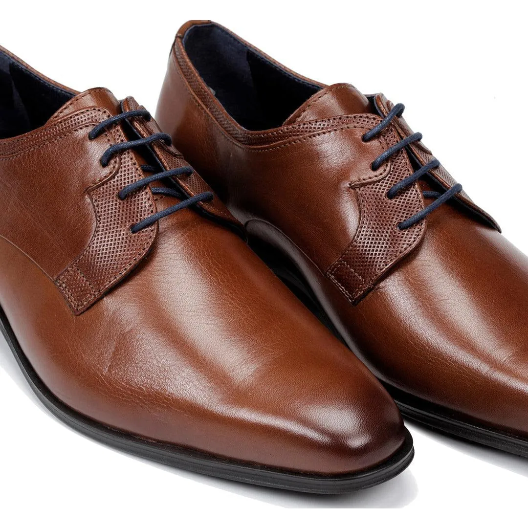 Fluchos Mens Shoe Cesar 9668 Placa Cuero Slip On Style