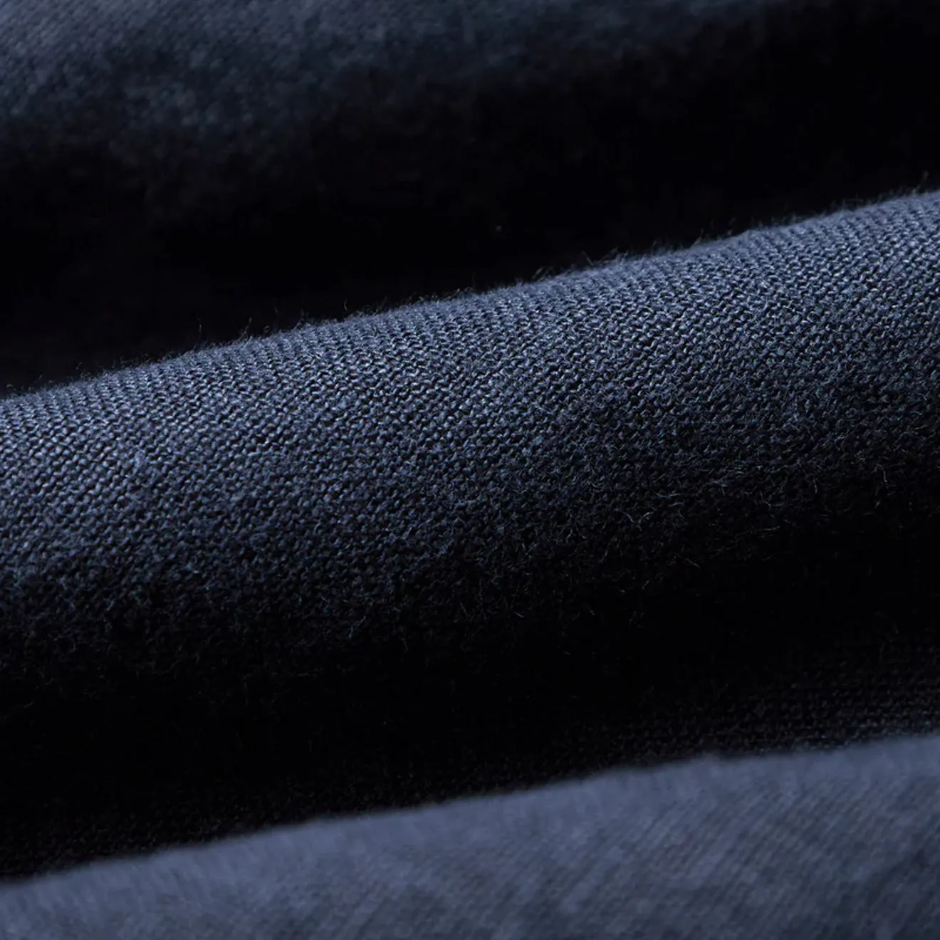 Portuguese Flannel Linen Camp Collar S/S shirt Navy bohemian flair Sustainable production