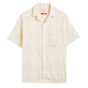 Portuguese Flannel Malcom S/S shirt Cream Seasonal Style