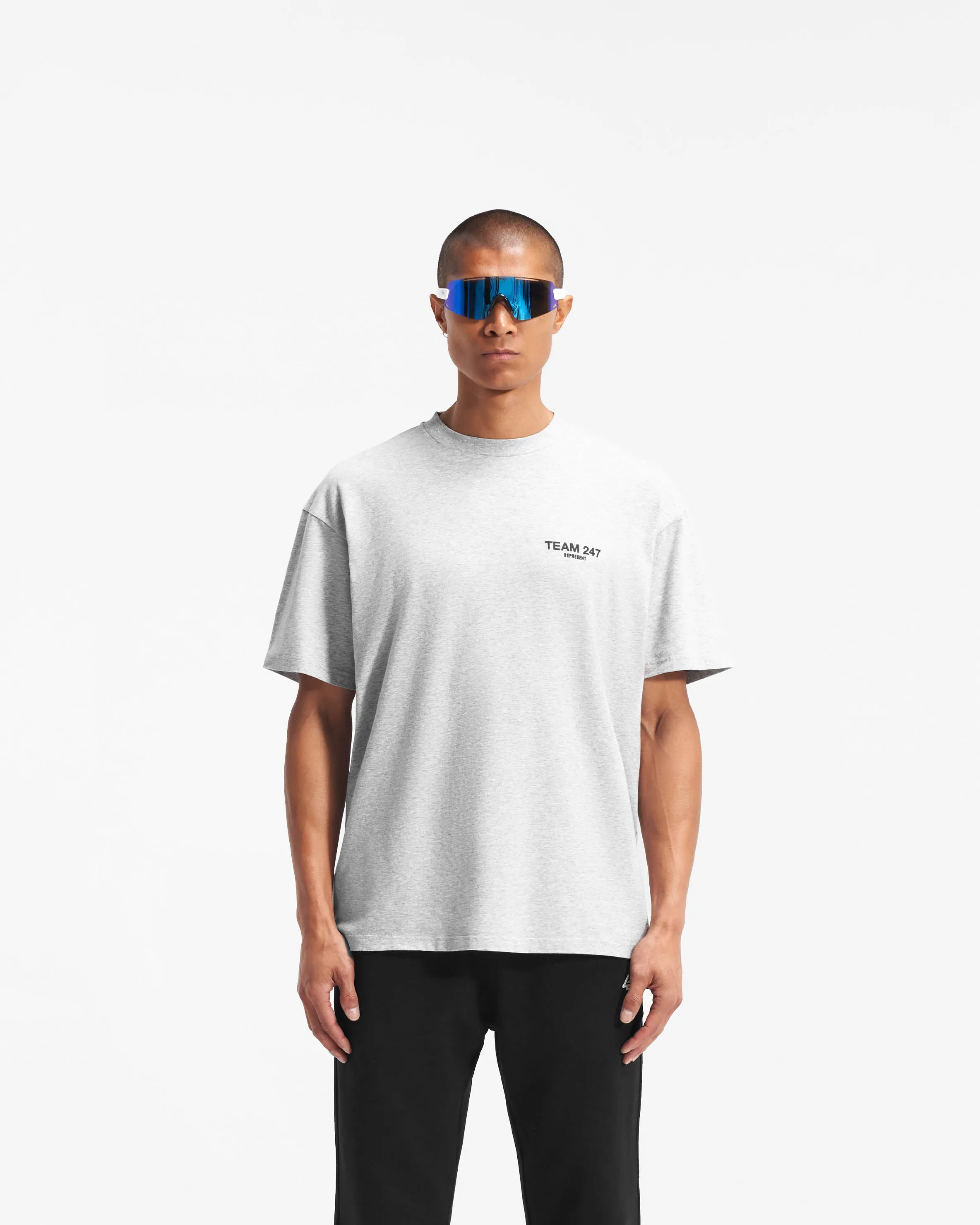Team 247 Oversized T-Shirt - Ash Grey FlexibleKnit
