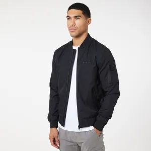 Premium Bomber Jacket | Black Urban Outdoor Look