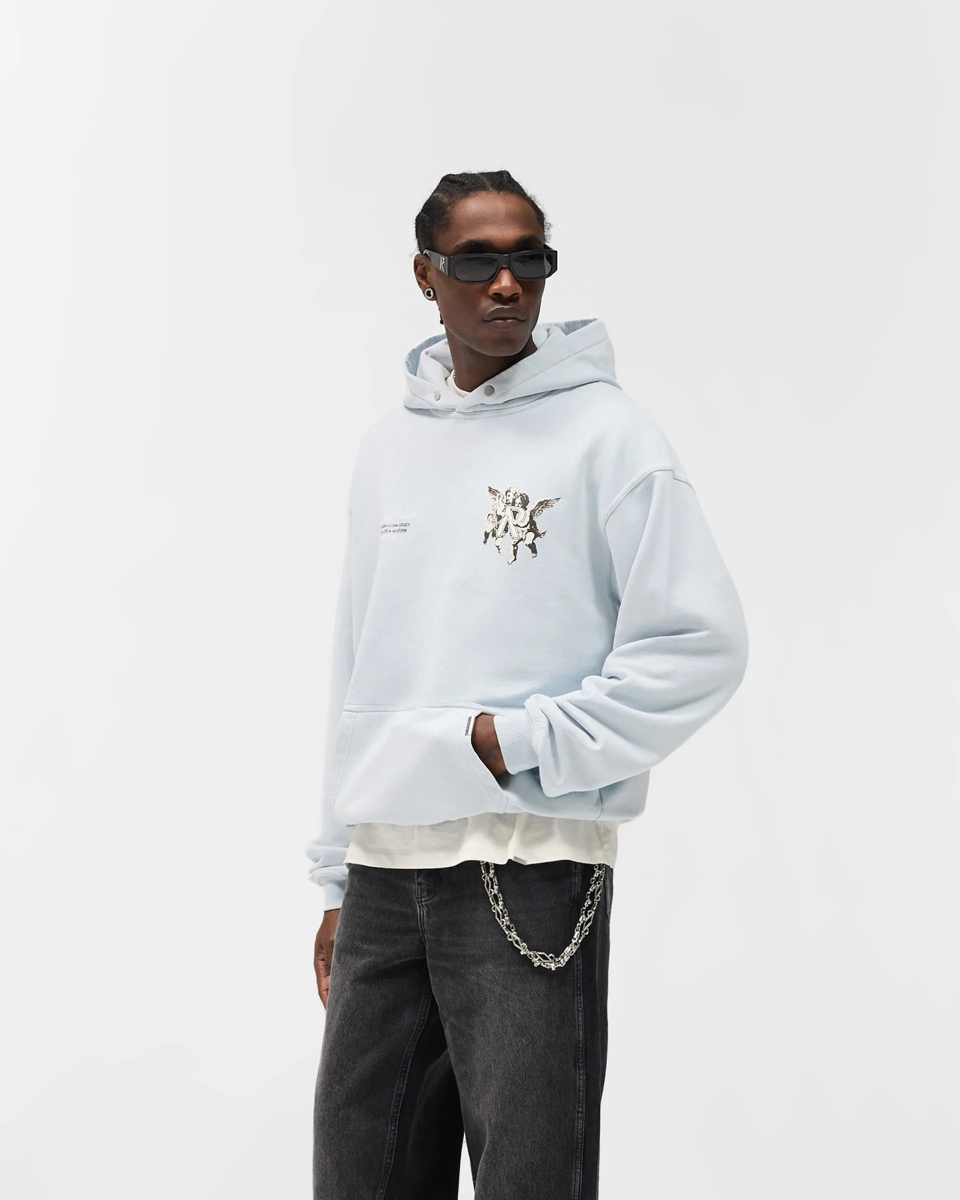 Dark Shade Legacy Cherubs Hoodie - Cloud