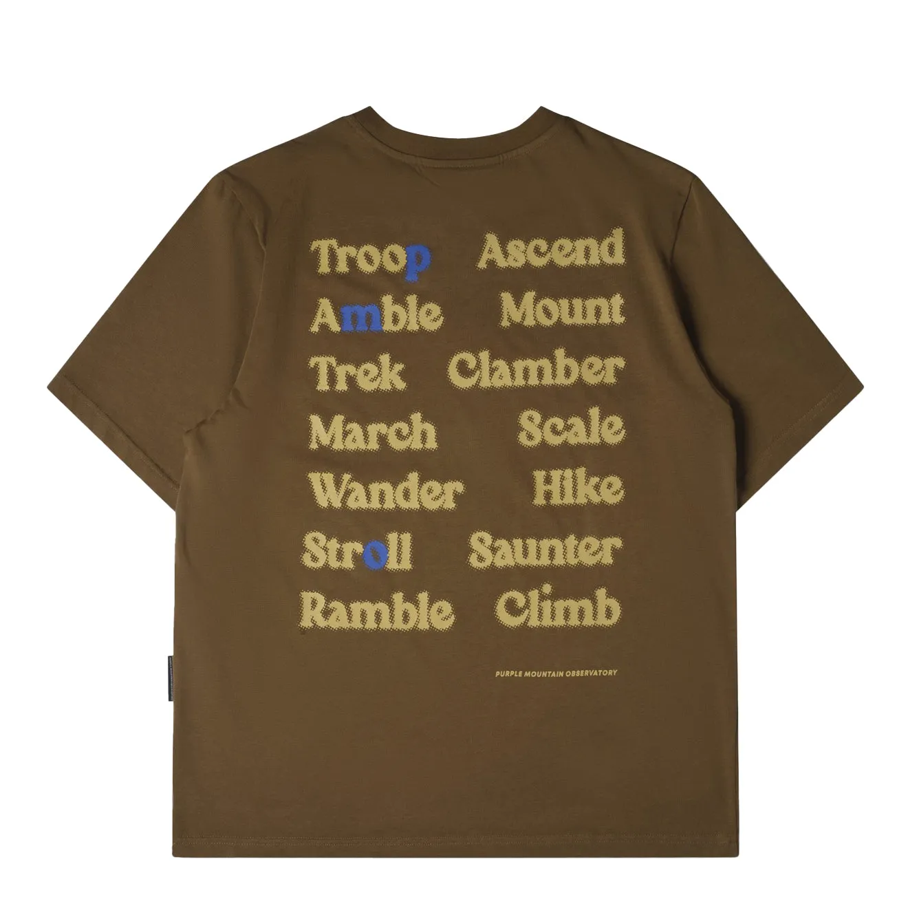 Purple Mountain Observatory Ascend S/S Tee Dark Olive Versatile Comfort Functional Wearable