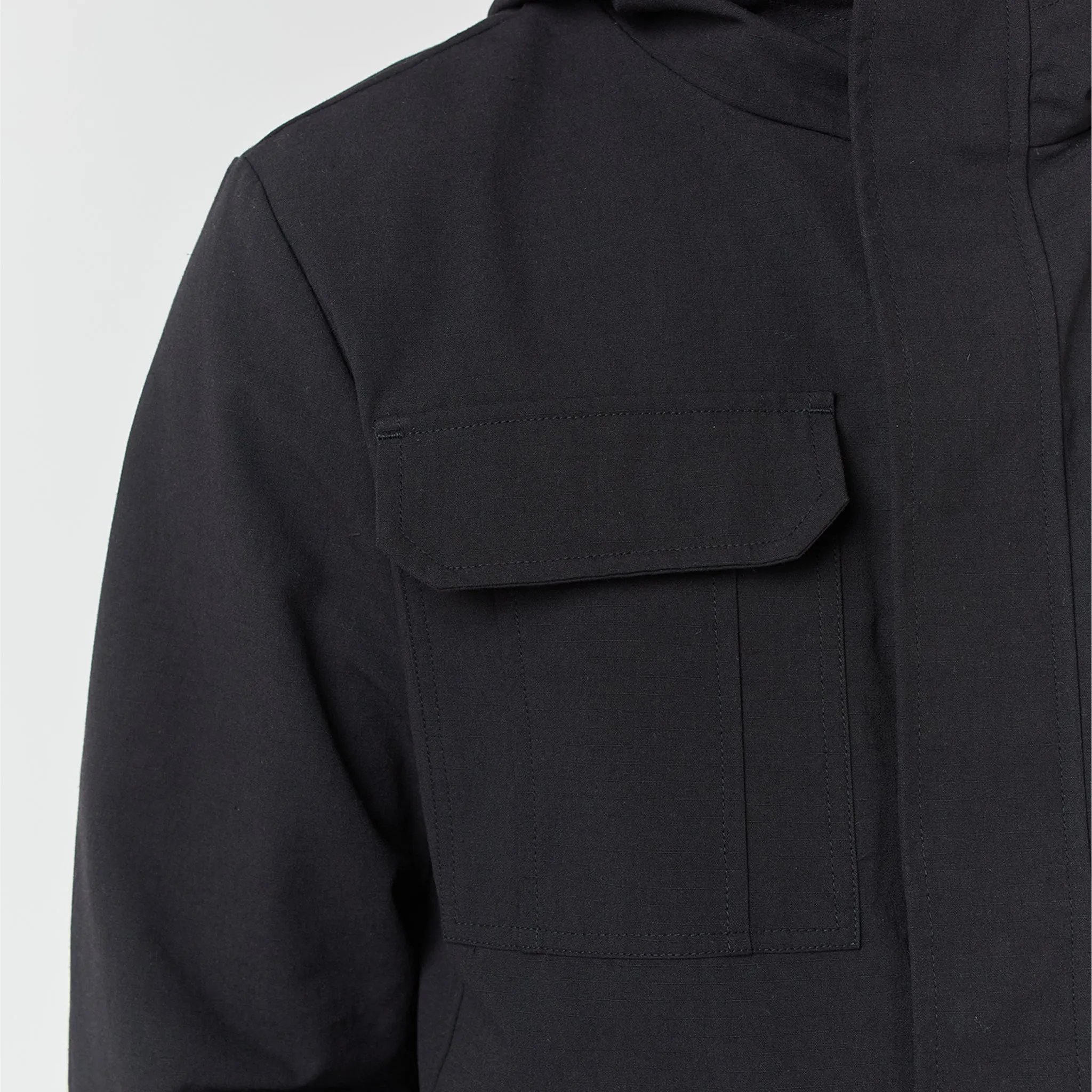 Premium Ripstop Jacket | Black Lightweight Thermal Tech Breathable City Style