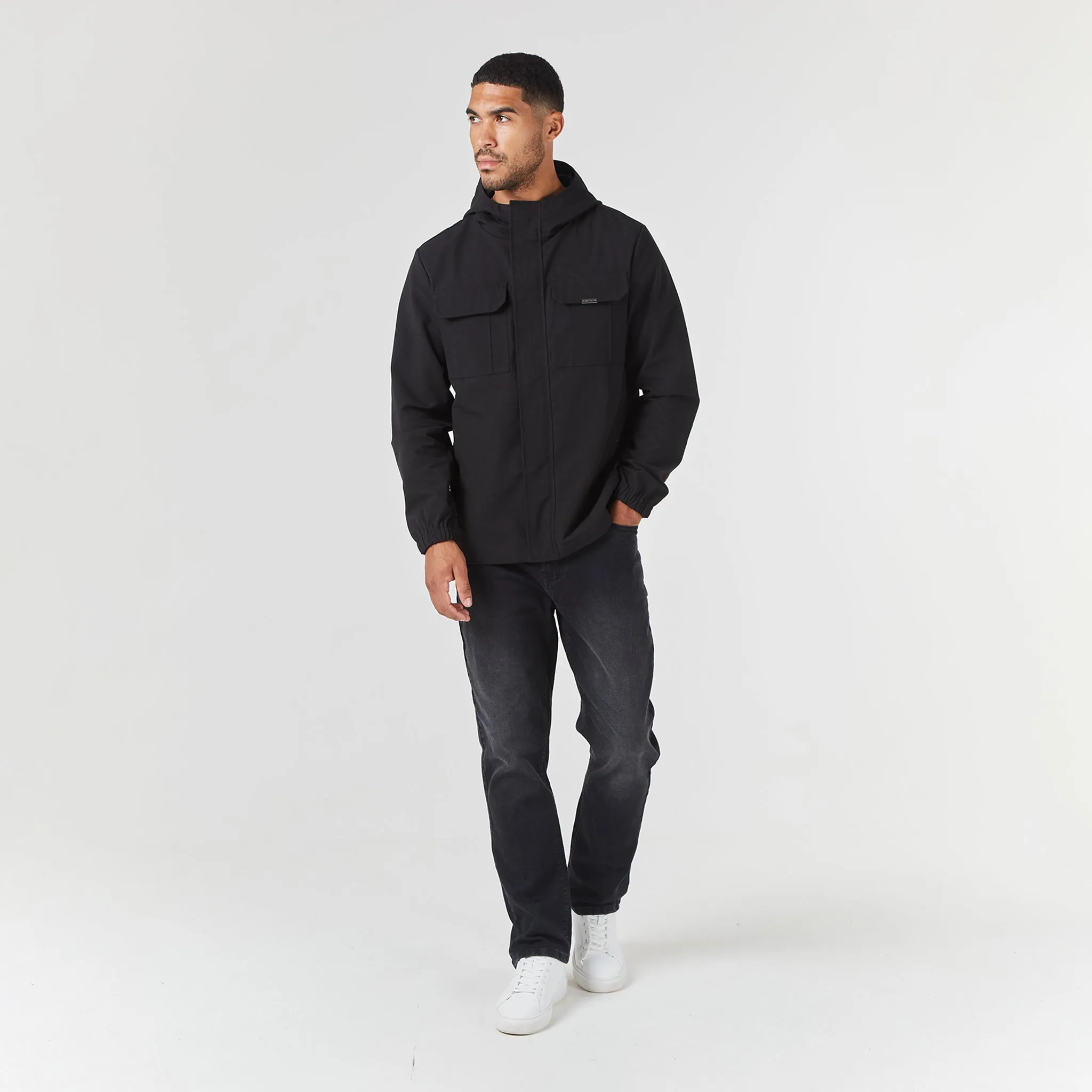 Premium Ripstop Jacket | Black Layer Friendly Shape