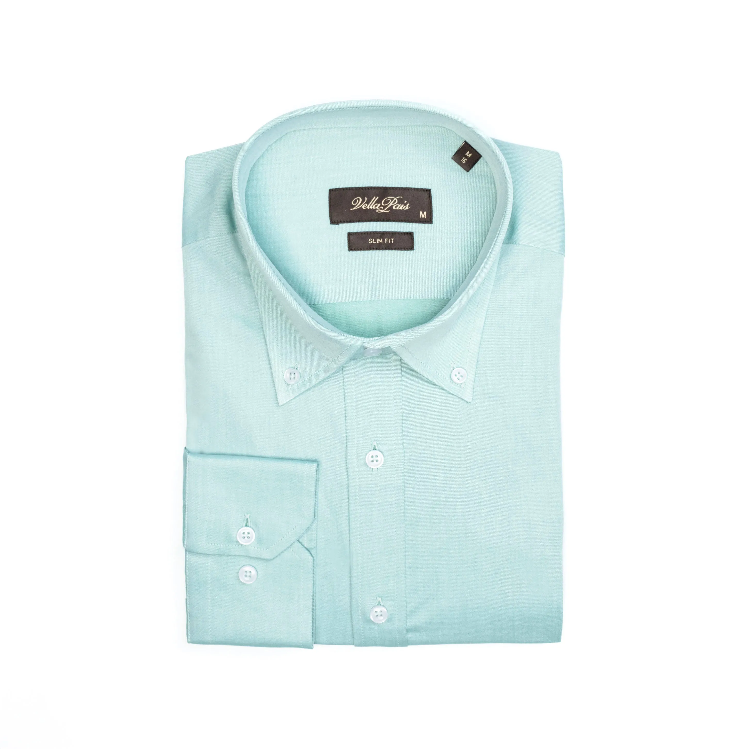 Non Iron Material Ribbed Trim AVALON SLIM FIT COTTON SHIRT