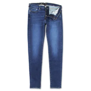 Double Stitched Seams Smart Design PS Paul Smith - Slim Fit 'Organic Reflex' Jeans in Blue