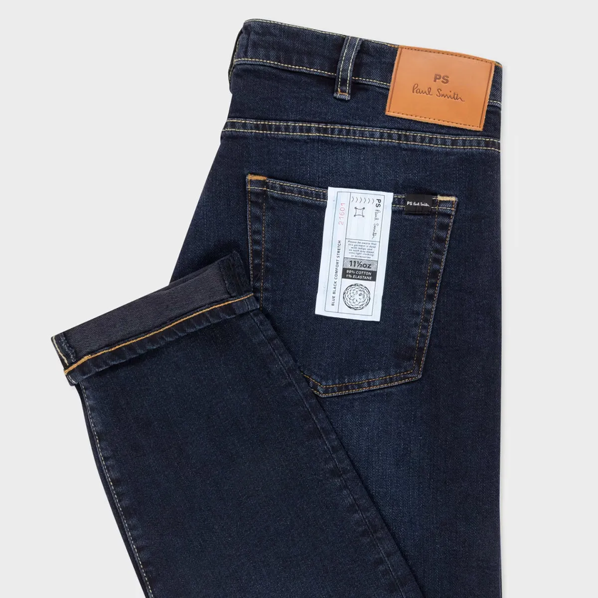 Spring Mood Bold Look Gym Ready Slim Teen Outfit PS Paul Smith - Tapered Fit Jeans in Dark Denim