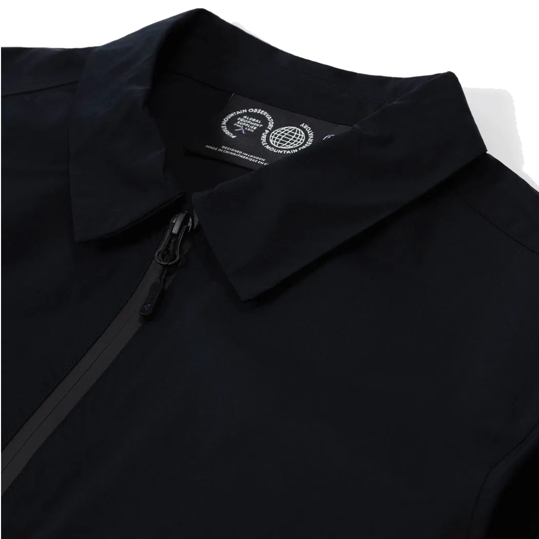Purple Mountain Observatory Climate Lightweight Jacket Black Odor Resistant Lining Waterproof Technology