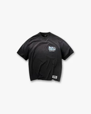 Represent X Iron Maiden Anniversary T-Shirt - Stained Black Vintage Wash