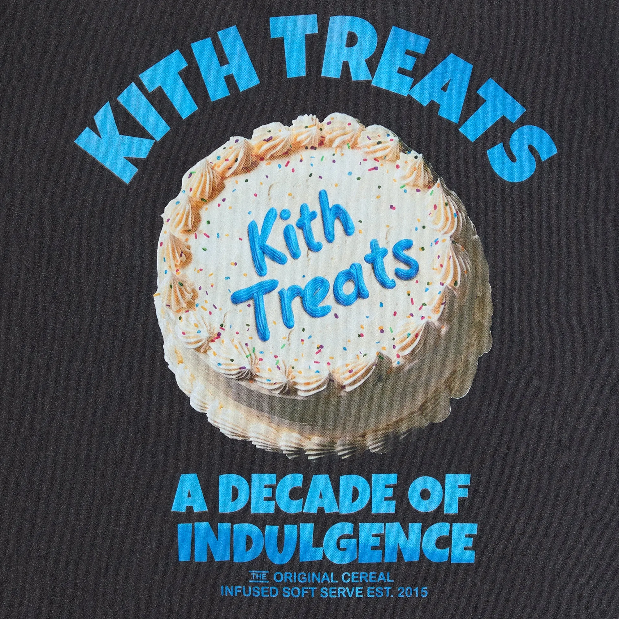 Kith Treats Cake Vintage Pocket Tee - Black Casual Mode