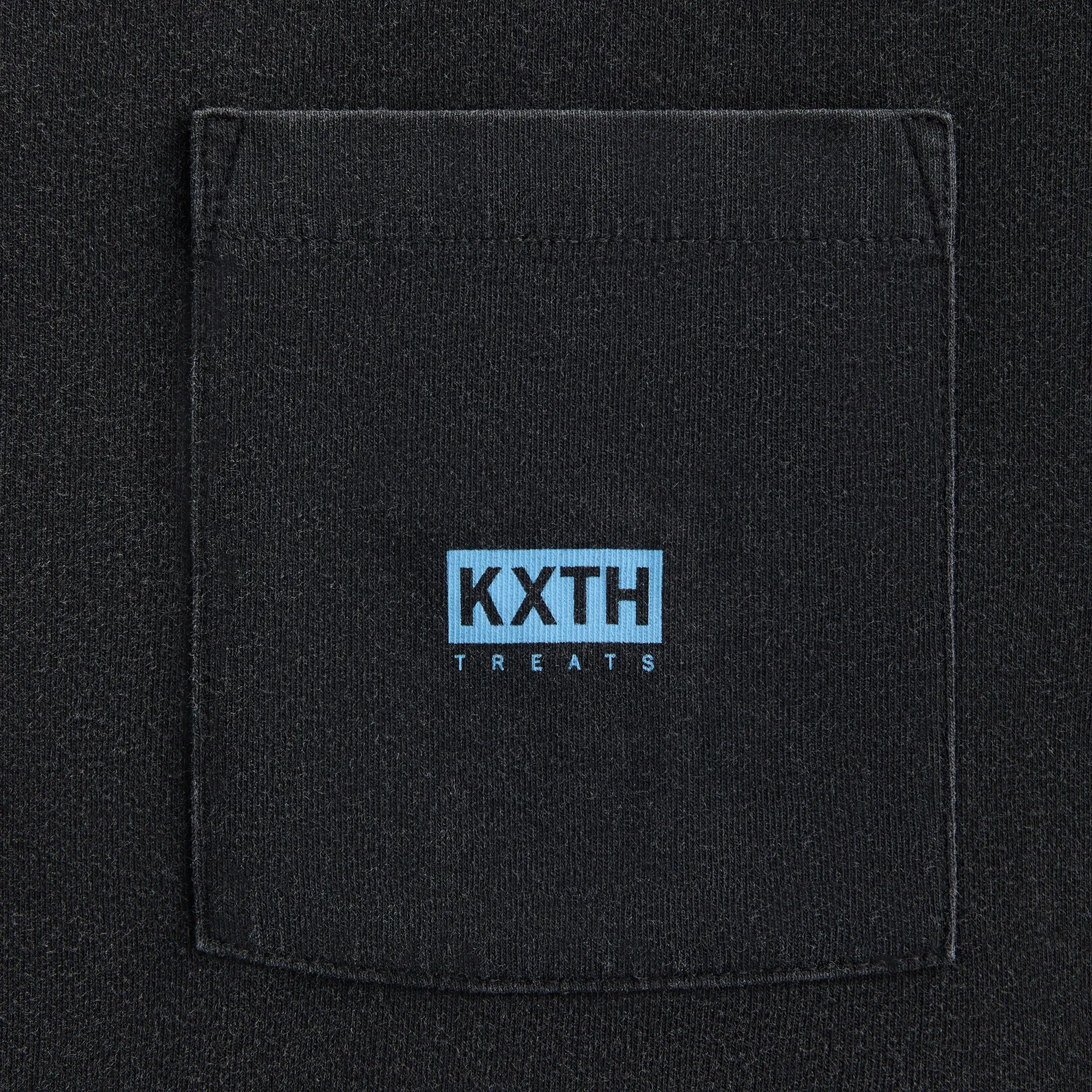 Kith Treats Cake Vintage Pocket Tee - Black Relaxed Everyday Wear Durable Wear