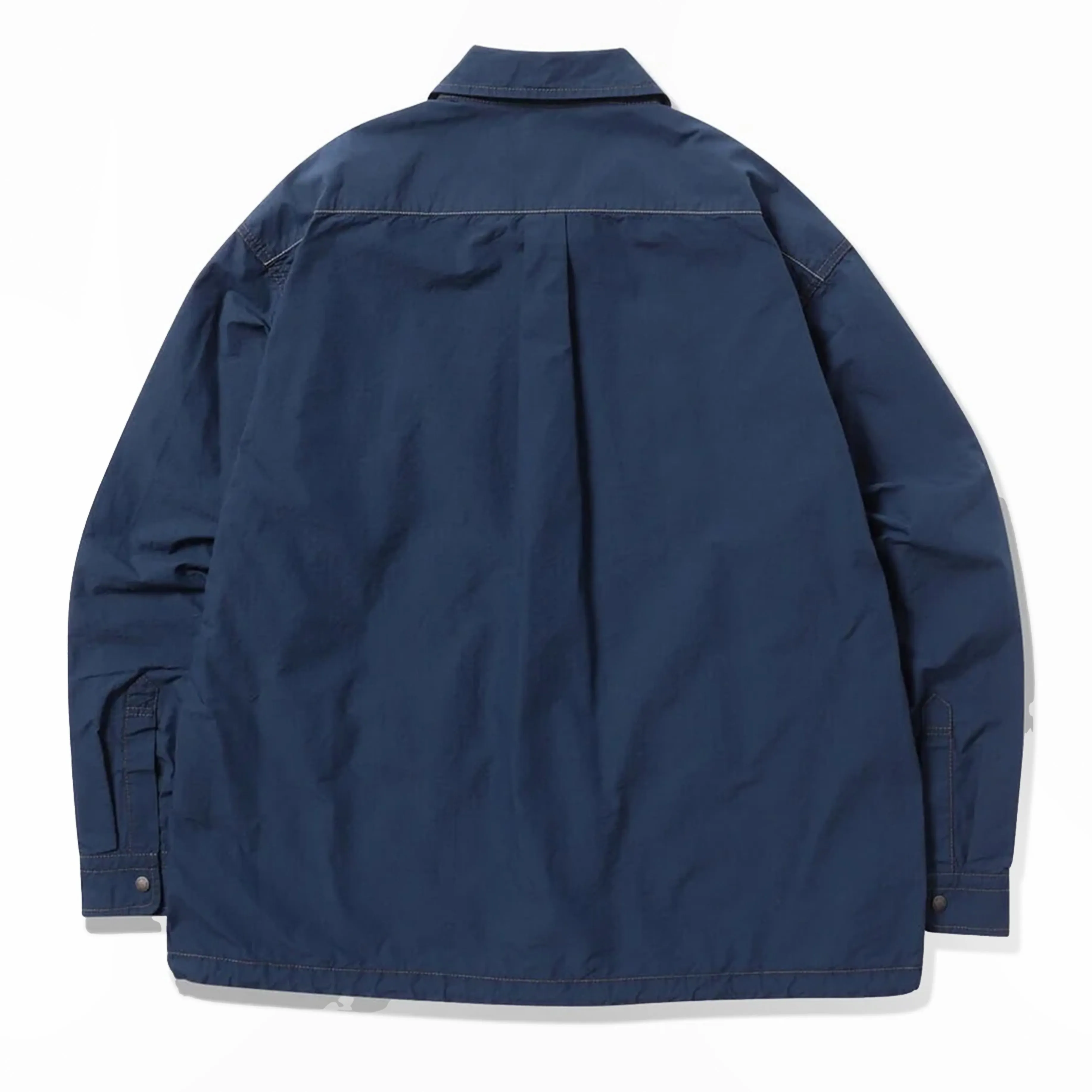 Zip Front Thermoregulating Layer And Wander Cordura Cotton Rip Shirt Jacket Blue