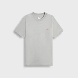Yarn Dyed Fabric Trendy Vibes New Balance Made in USA Core Tee - Athletic Grey