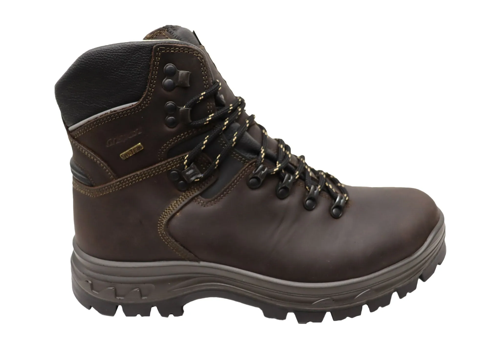 Grisport Mens Denali Mid Hiking Waterproof Boots Made In Italy Comfort Lining Remote Hiking
