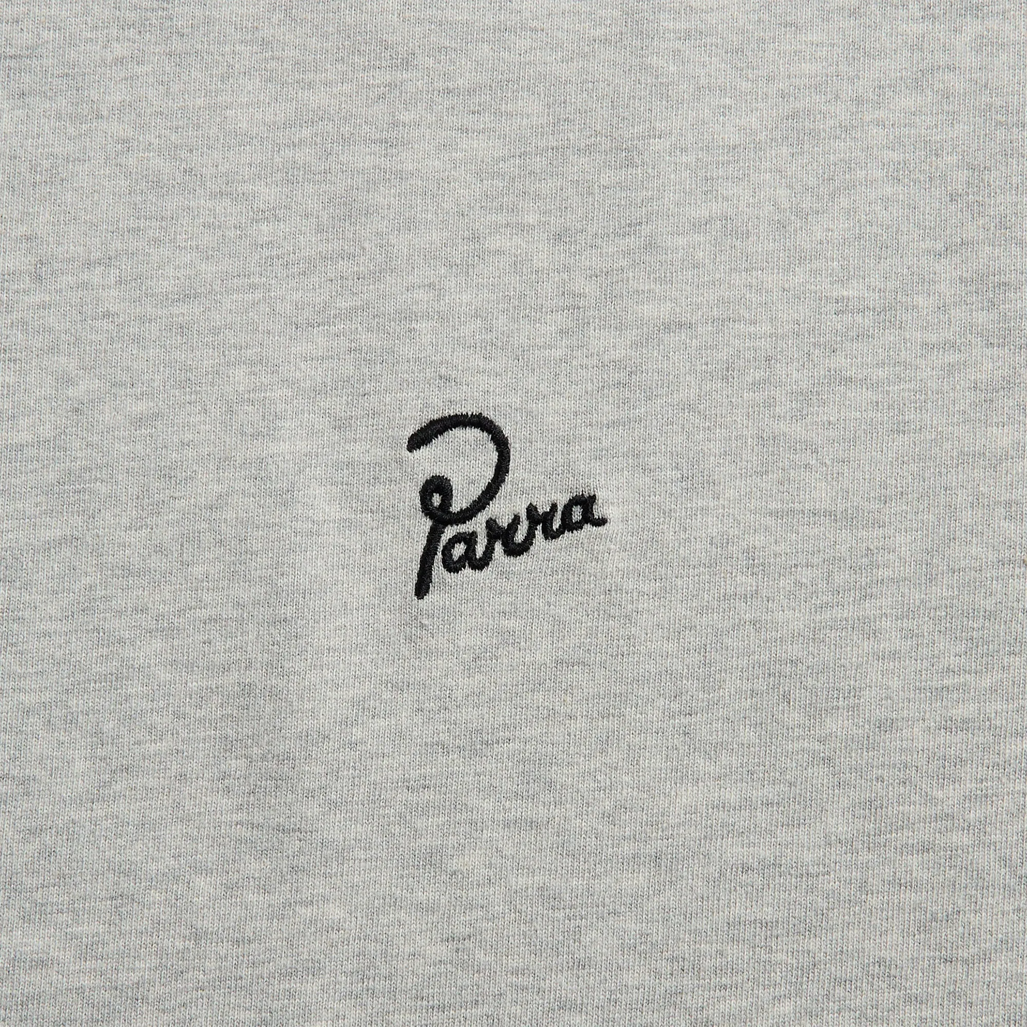 by Parra Signature Tee - Heather Grey Comfy Fit Layer Everyday Look Wear